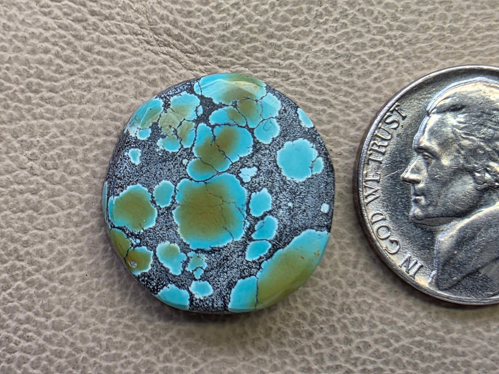 Qingu Turquoise Round $36 - N092826-1