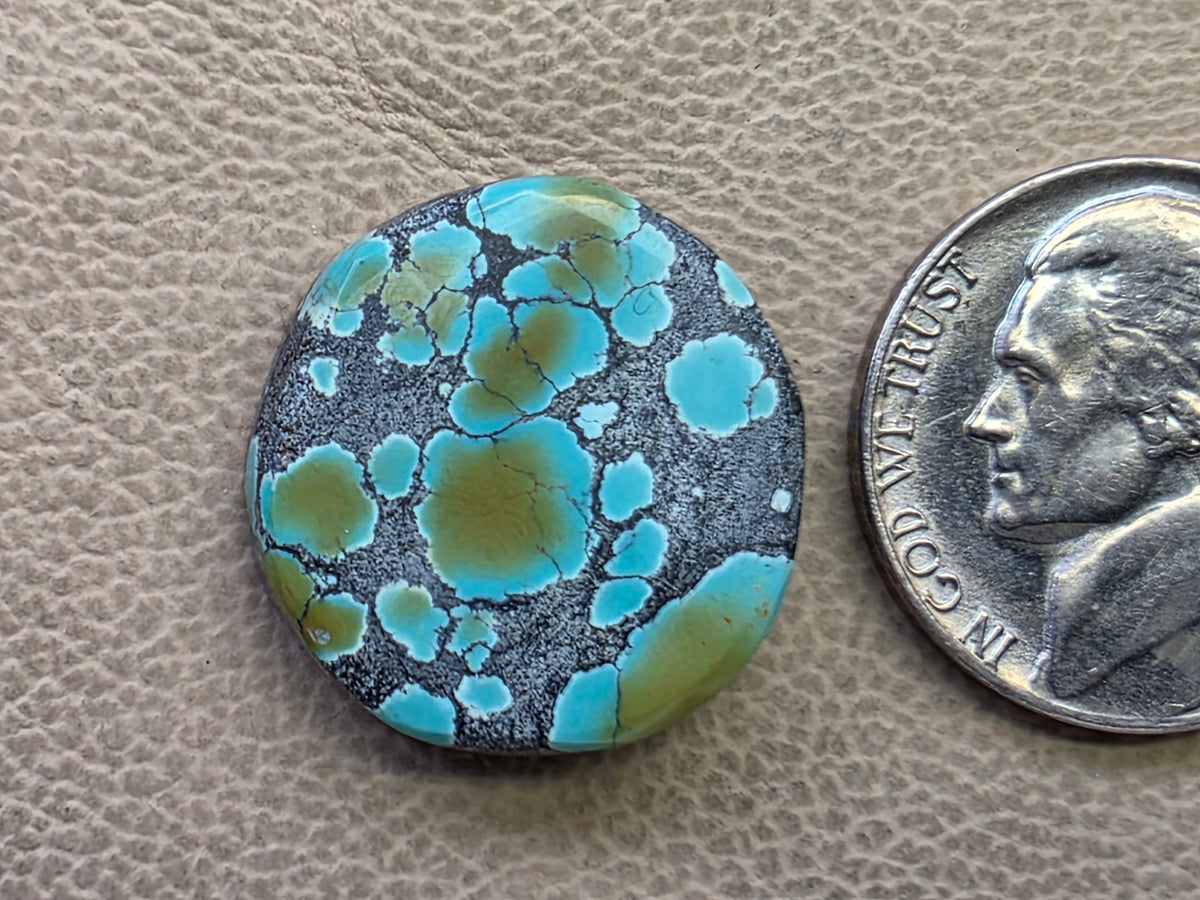 Qingu Turquoise Round $36 - N092826-1