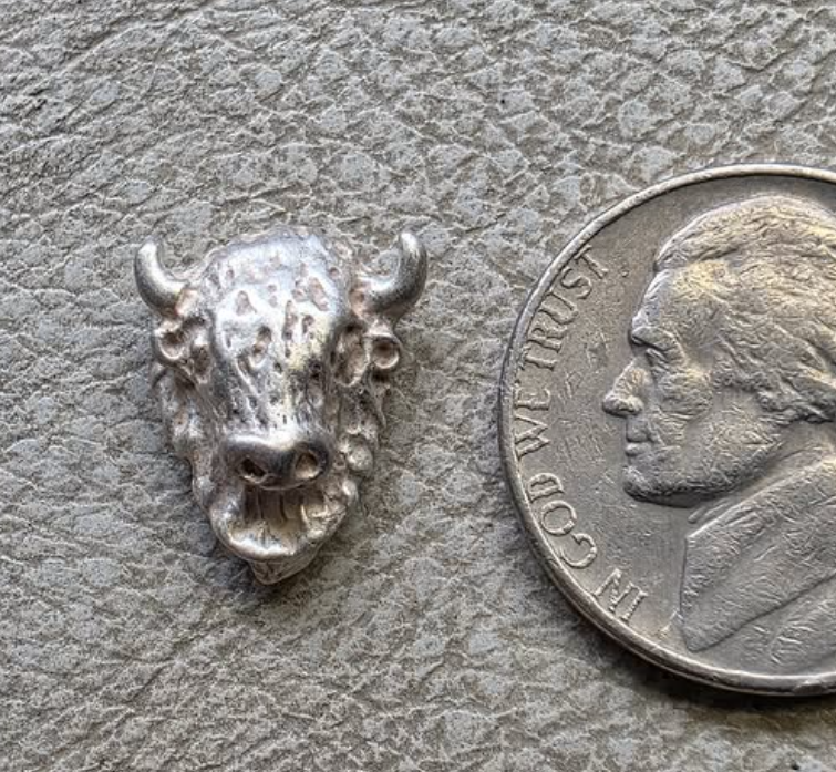 Sterling Silver Buffalo Head $30 - 061426-33