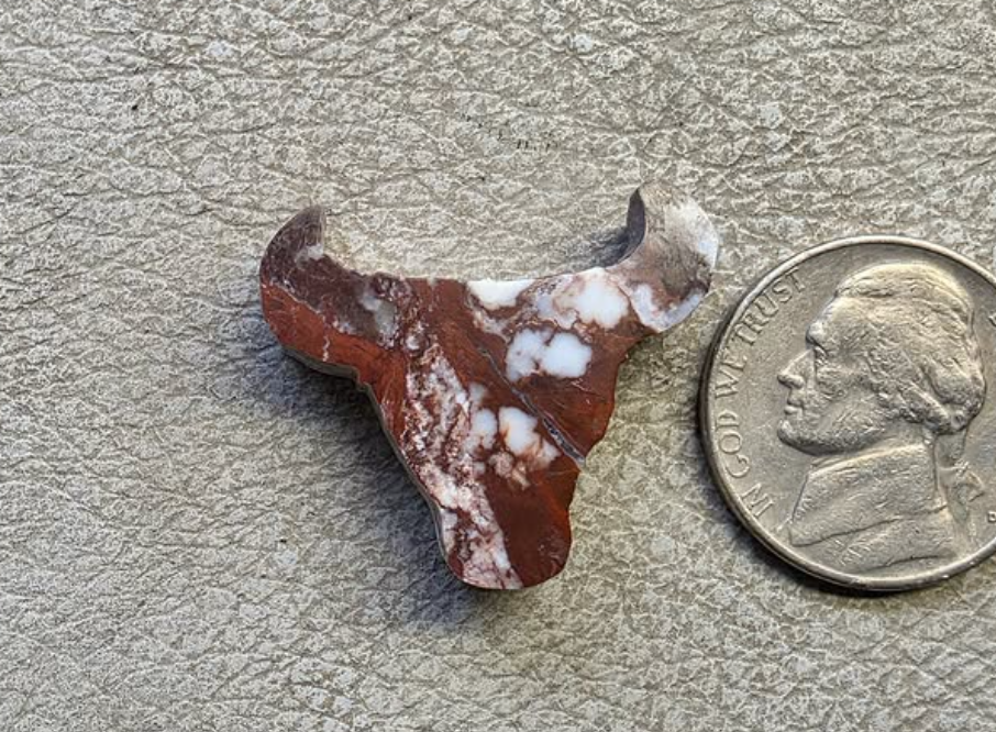 Wild Horse Stone Steer Head $25 - 050326-36