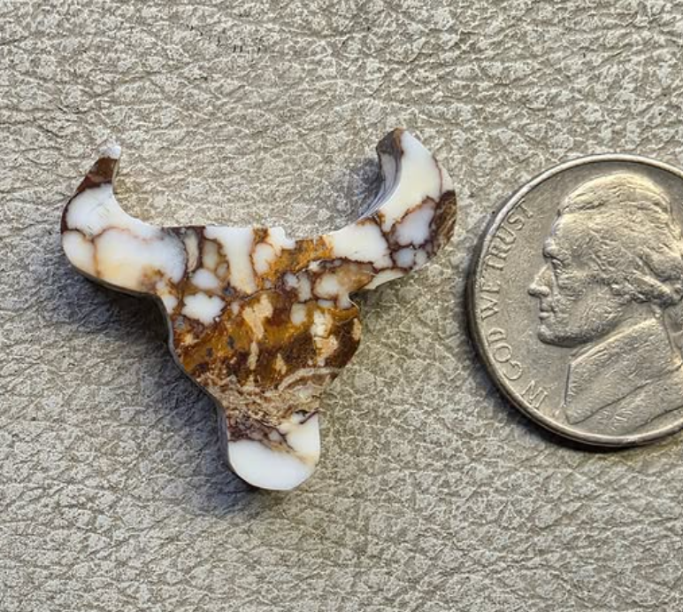 Wild Horse Stone Steer Head $25 - 050326-38